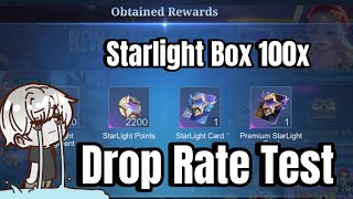 Spending “1000” Diamonds 💎😱 100 Starlight Lucky Boxes Drop Rate Test | Best Event Ever!!!