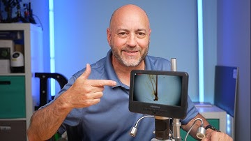 3 Lens 7 inch HDMI Digital Microscope 2000X