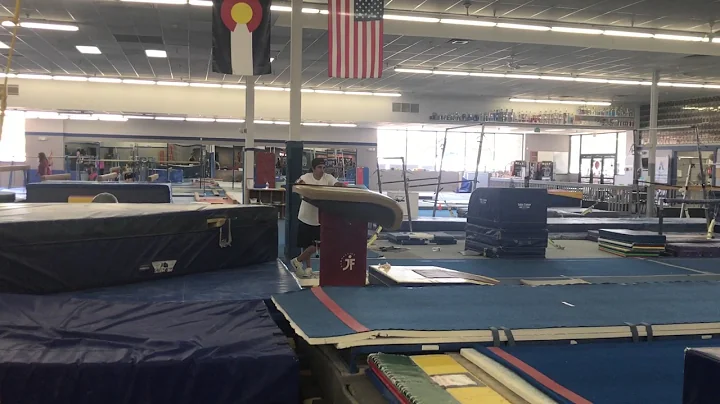 Round off back handspring double layout