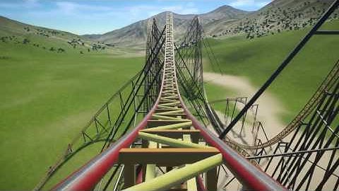 Mania - Planet Coaster Beta - Large giga coaster with custom inversions