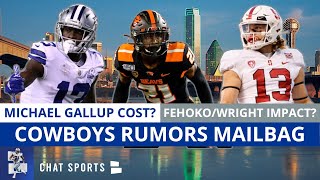 Cowboys Rumors Q&A: Michael Gallup Cost? Nahshon Wright & Simi Fehoko Impact? Bring Back Dez Bryant?