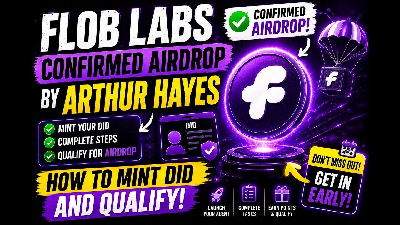 Flob Labs Confirmed Airdrop By Arthur Hayes. How To Mint DID And Qualify.