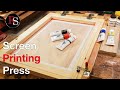 Making A Screen Printing Press - Woodworking