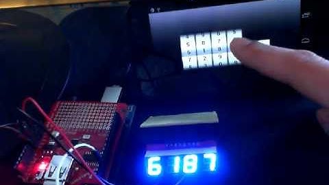 Android + Arduino + USB Host + Serial 4 Digit LED