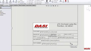 SolidWorks Title Blocks in 10 Minutes