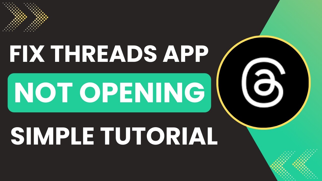 How to Fix Threads App Not Opening - YouTube