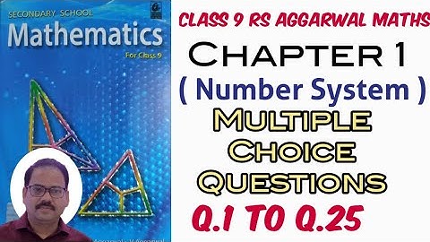 MCQ of Chapter 1 Class 9 RS Aggarwal Maths