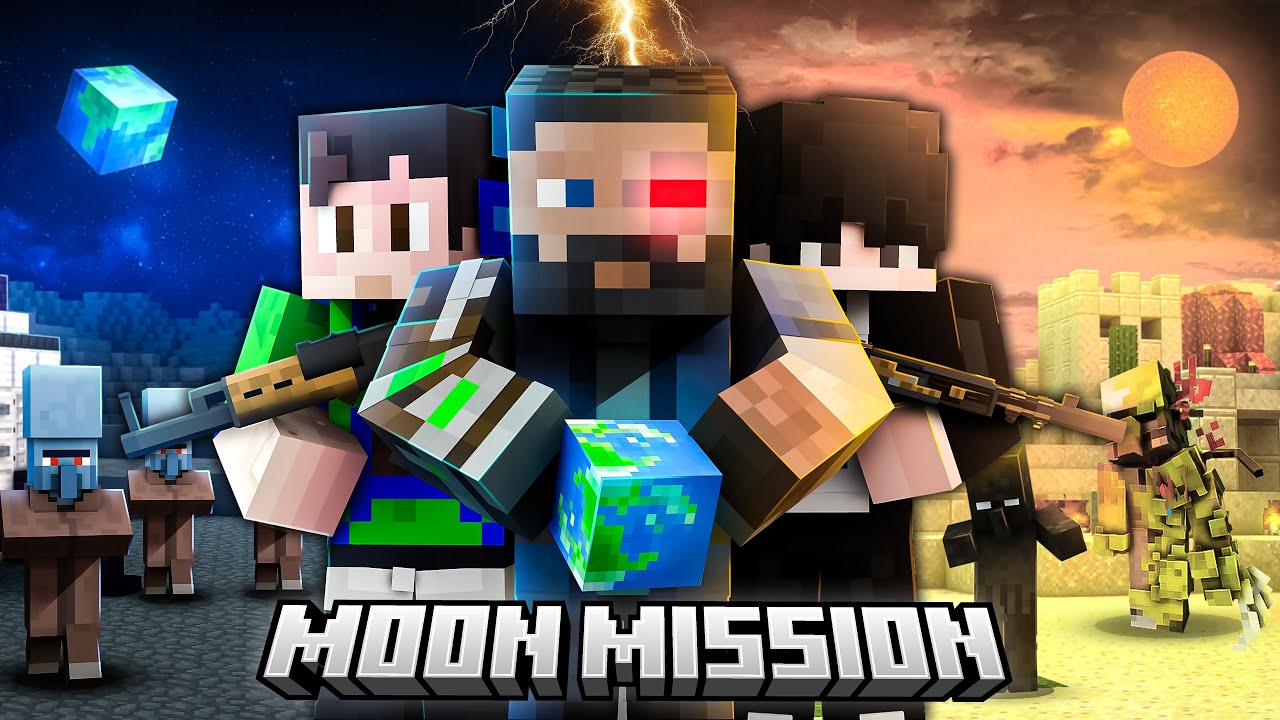 How we Got Trapped in SPACE in Minecraft !