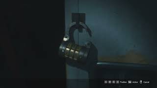 Resident Evil 3 Remake - RPD 3rd Floor Locker Code