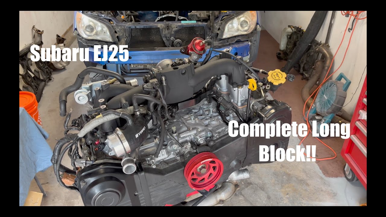 Completing the Subaru EJ25 Long Block YouTube