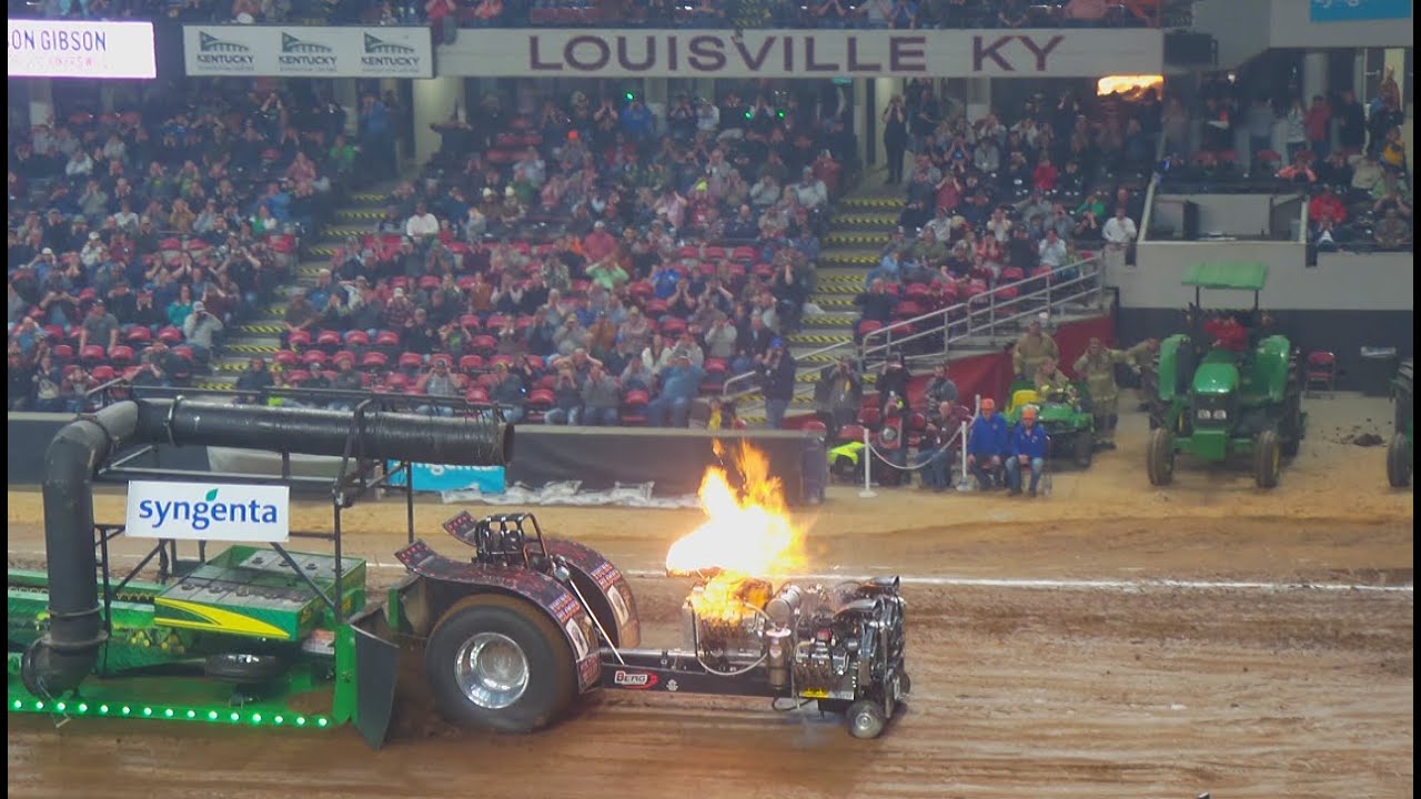 Young Blood BLOWS UP! NFMS Championship tractor pull Louisville ky 2022