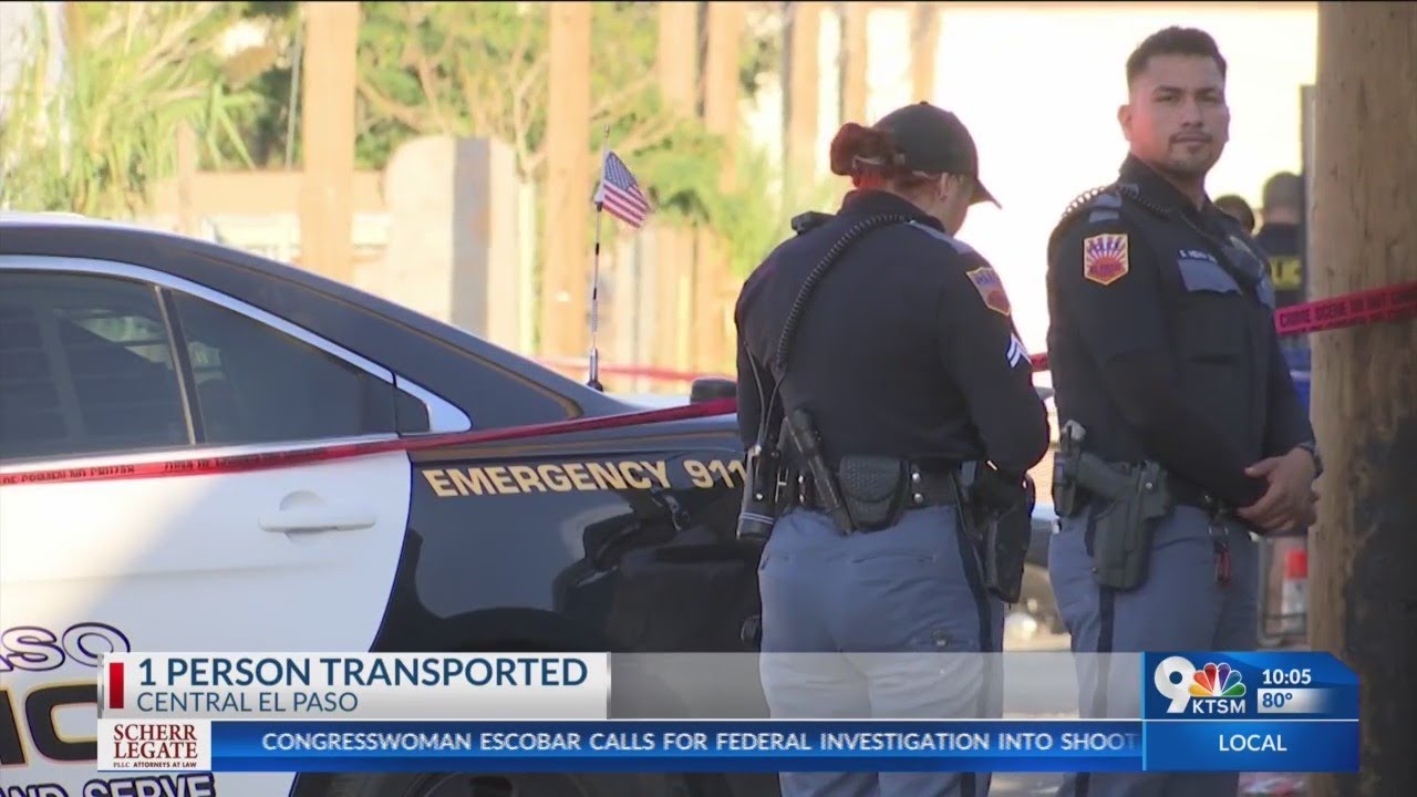 1 person transported to hospital after shooting in Central El Paso ...
