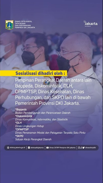 Sosialisasi RDTR-WP (Rencana Detail Tata Ruang - Peraturan Zonasi) DKI Jakarta