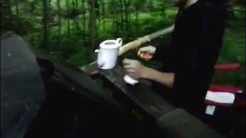 Exploding tea pot