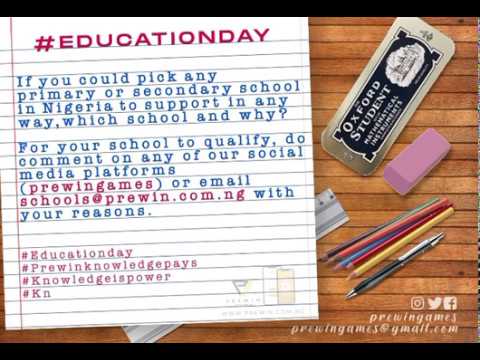 PREWIN CELEBRATES INTERNATIONAL DAY OF EDUCATION