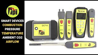 TPI: DC710 Flue Gas Analyzer with Smart Phone App