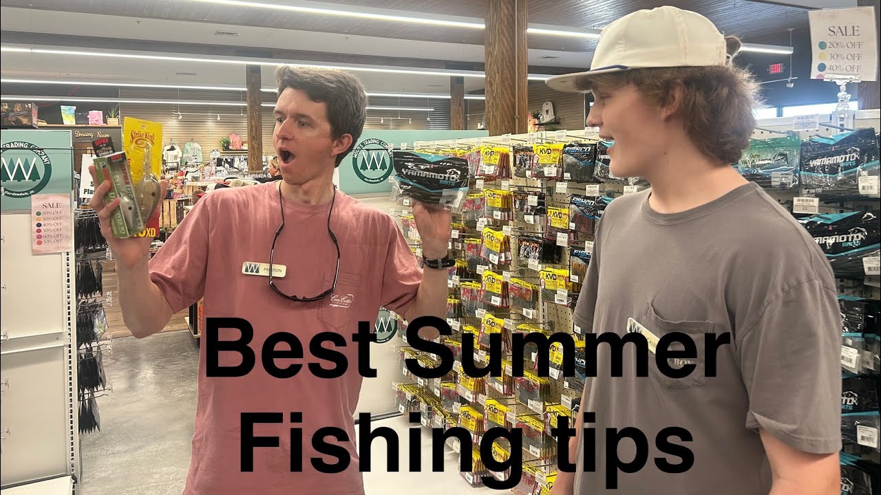 Preston‘s advice for summer bass fishing ￼