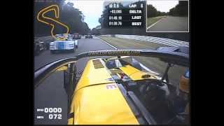 Caterham R300 Superlight - Crash at Brands Hatch GP