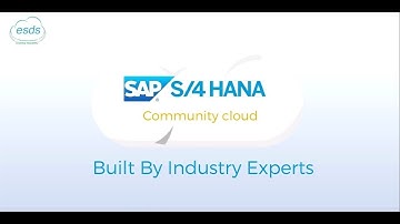 Introducing a Cloud enviornment like no other. ESDS