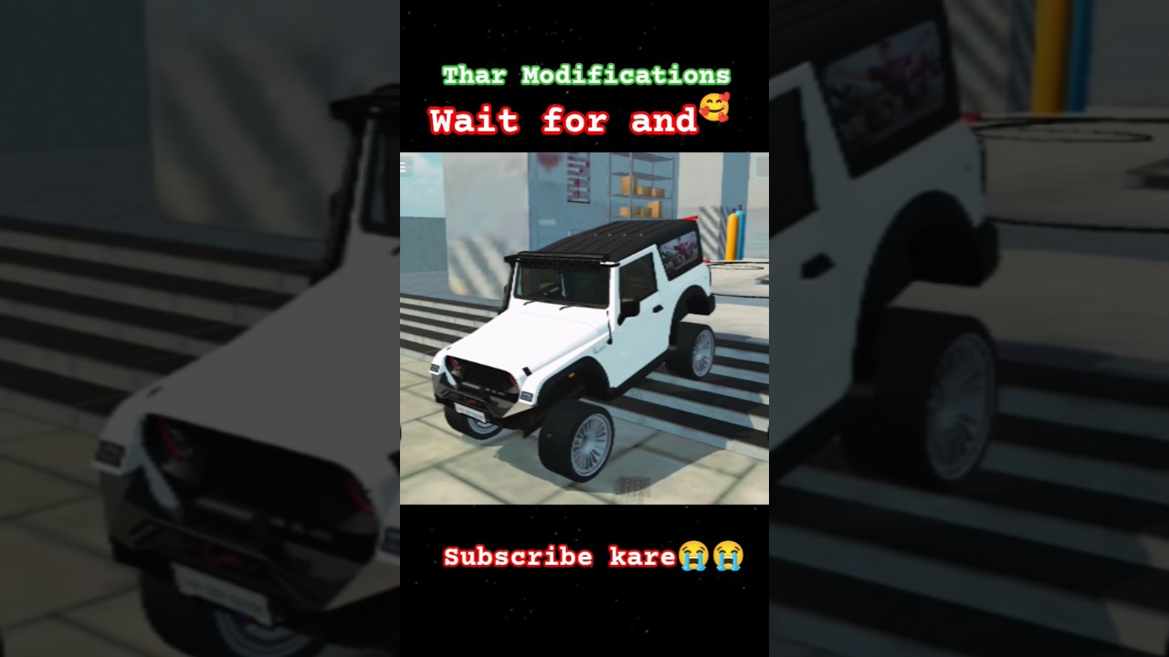 Indian vehicles simulator 3D Thar Modifications || New video 