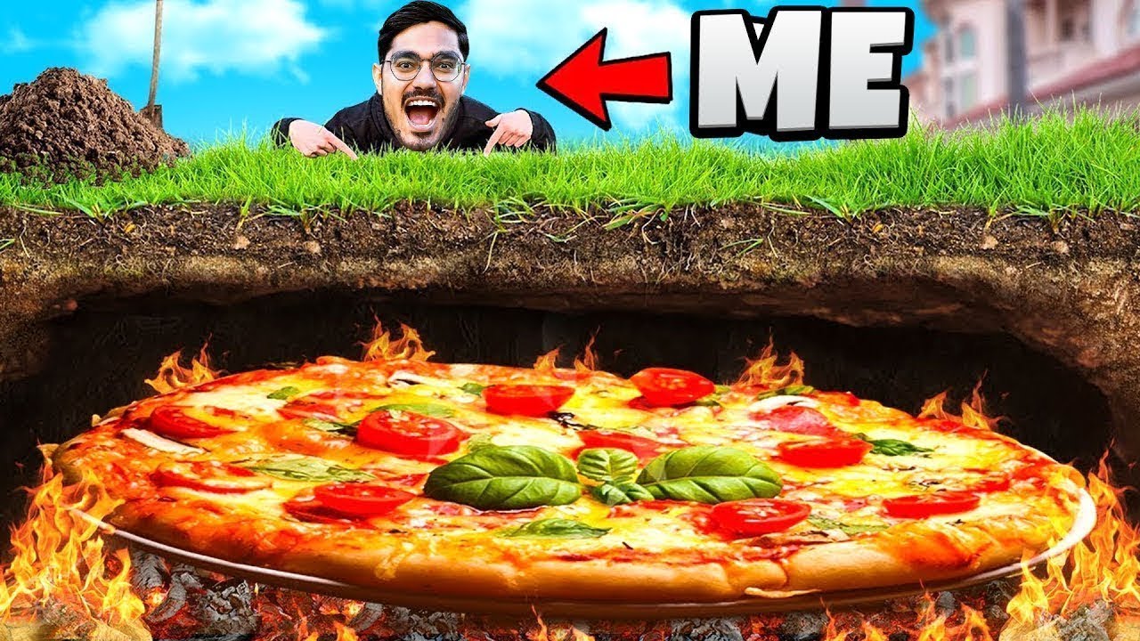 I Ate Biggest Pizza Slice In The World Pizza Eating Challenge - YouTube