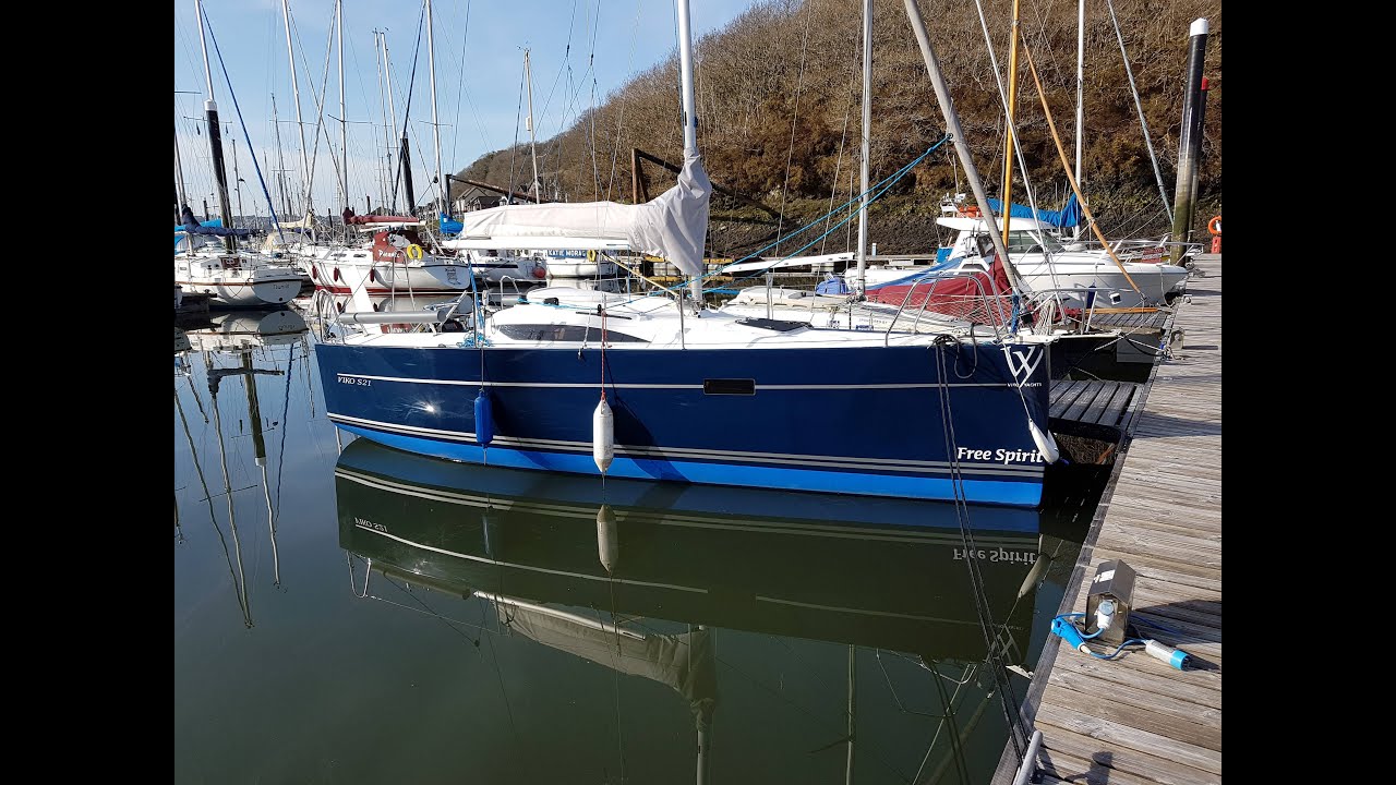 A trip up the Cleddau river on yacht Viko S21 Free Spirit