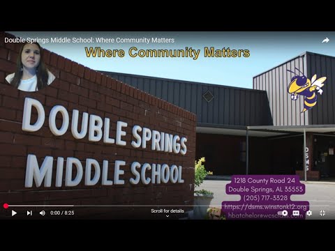 Double Springs Middle School: Where Community Matters