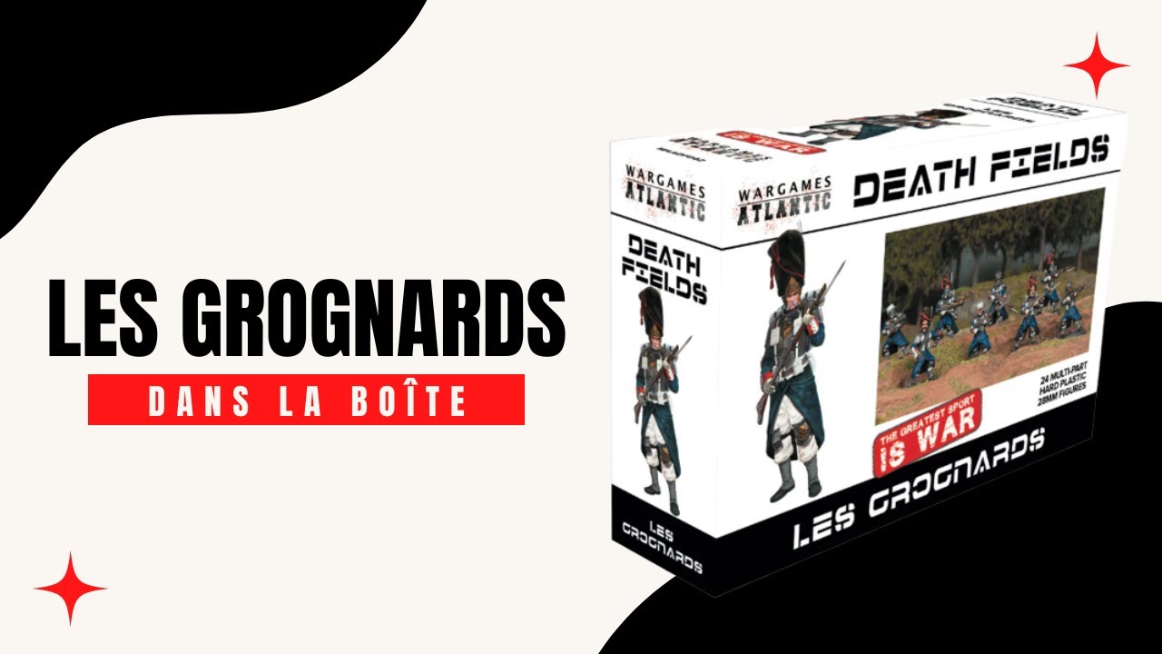 Wargames Atlantic Les Grognards - 24 Figuras 28mm Plástico Duro Para Wargames