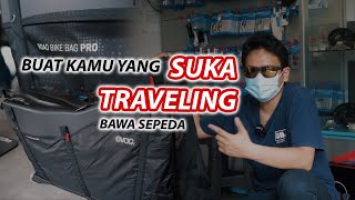 Barang Super Recommended Buat Yang Suka Traveling Bawa Sepeda  |  REVIEW EVOC ROAD BIKE BAG PRO screenshot 2