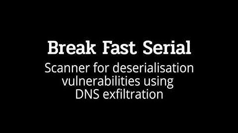 Detecting Deserialization Bugs with DNS Exfiltration