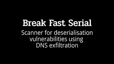 Detecting Deserialization Bugs with DNS Exfiltration