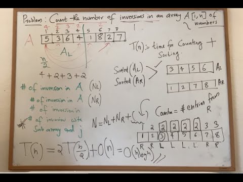 2.6 - Counting Inversions In An Array In O Time Via Divide And Conquer