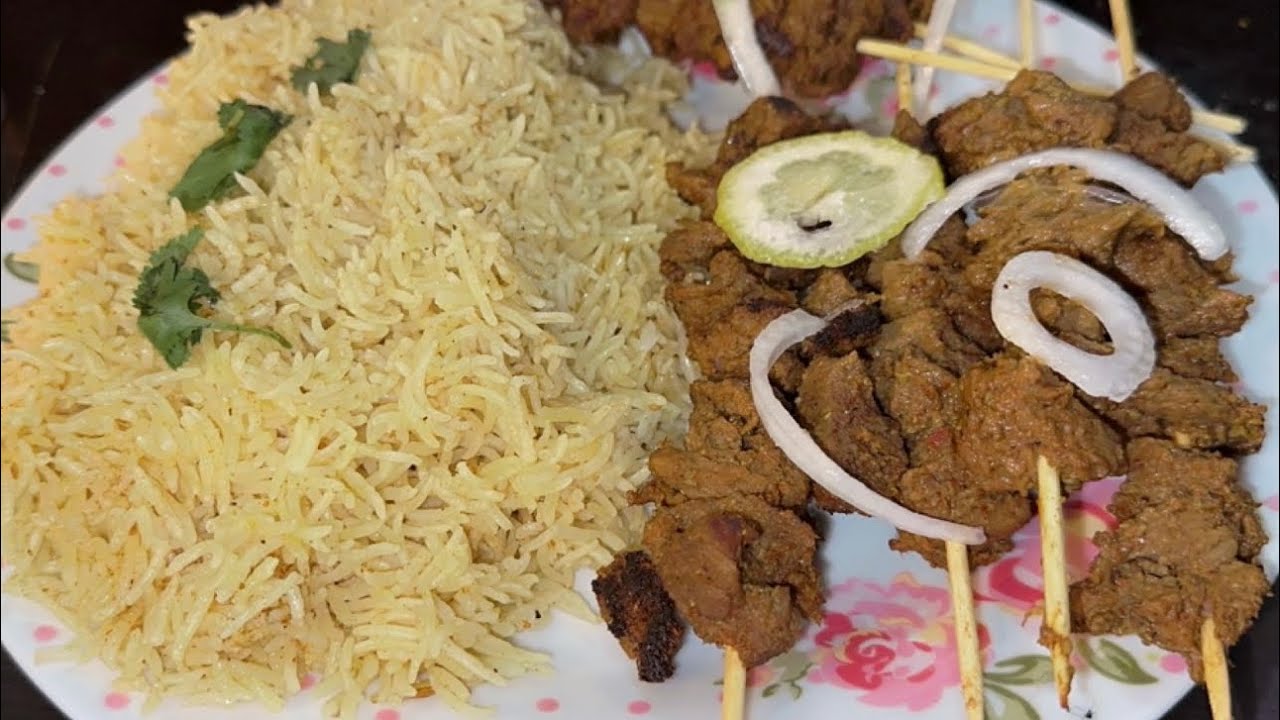Mandi Rice with Seekh Boti | easy and delicious | homemade | Mandi rice ...