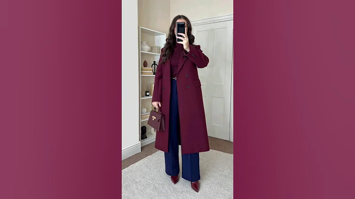 Long winter jacket outfit idea 😍Winter wear for womens ♥️ long coat for women #winterjacket #outfit