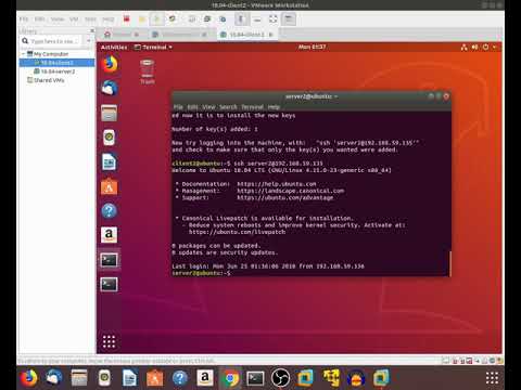 ubuntu18.04, openssh, sshpass,