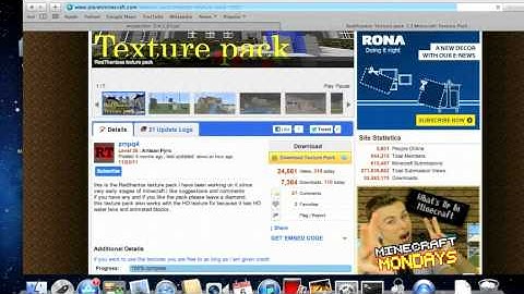 how to download HD texture packs 1.5.2 (mac)