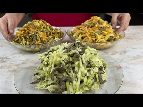 ТОП 3 ВКУСНЕЙШИХ САЛАТА ИЗ ПЕЧЕНИ. Вкусно, быстро, просто!