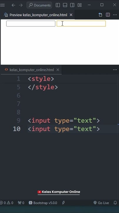 Belajar HTML Pemula | Tag BR #coding #kelaskomputeronline #html - YouTube