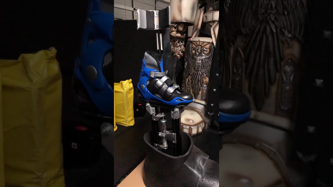 Modifying plastering stilts to use for large cosplay costumes