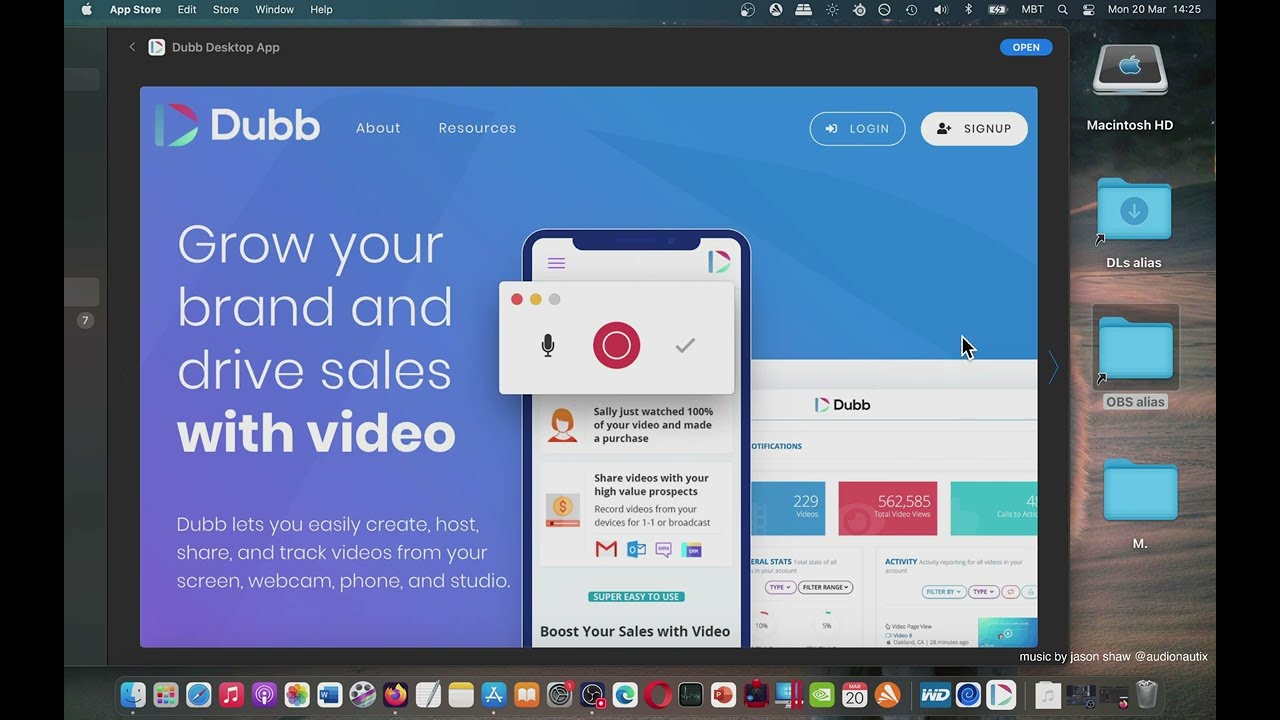 Dubb Desktop App Mac App Store Basic Overview