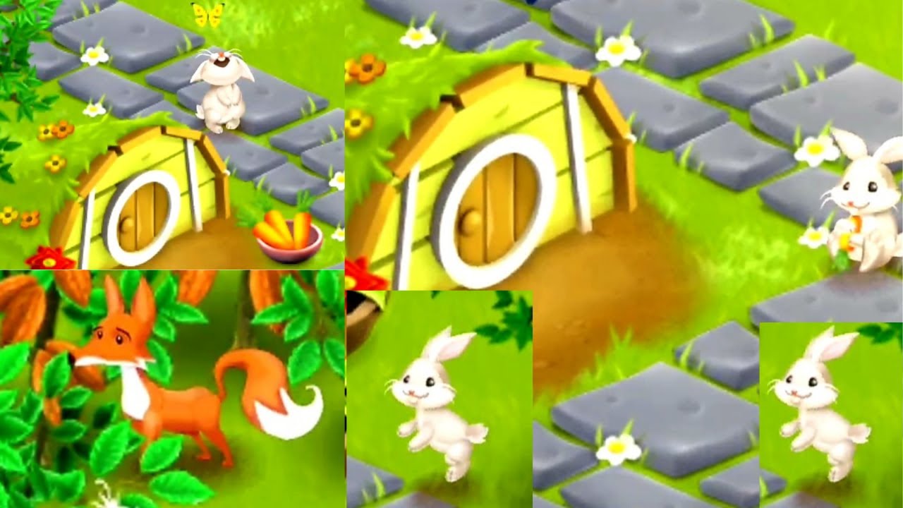 Hay Day/ Level 42 CONEJITO BLANCO🐇ZORRO 🦊 - YouTube