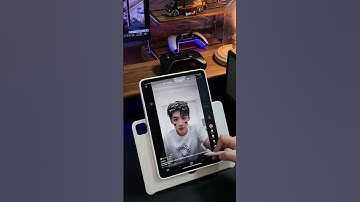 2023 stylish iPad case with foldable stand newest slide rails, white #ipad #apple #foryou #ipadpro