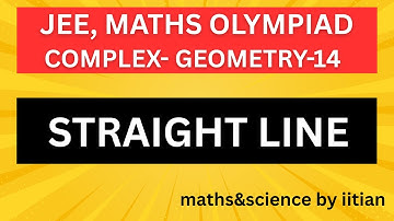 "Straight Line in Complex Plane | Must-Know Concept for JEE & Olympiad | IITian