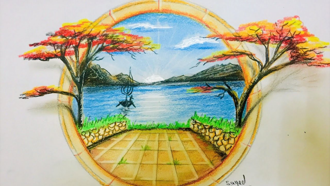 رسم زخرفه شعبيه