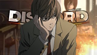 「Discord 🔥」Death Note「AMV/EDIT」