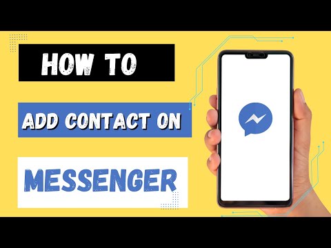 How to Add Someone to Facebook Messenger App? Add Contact on Messenger