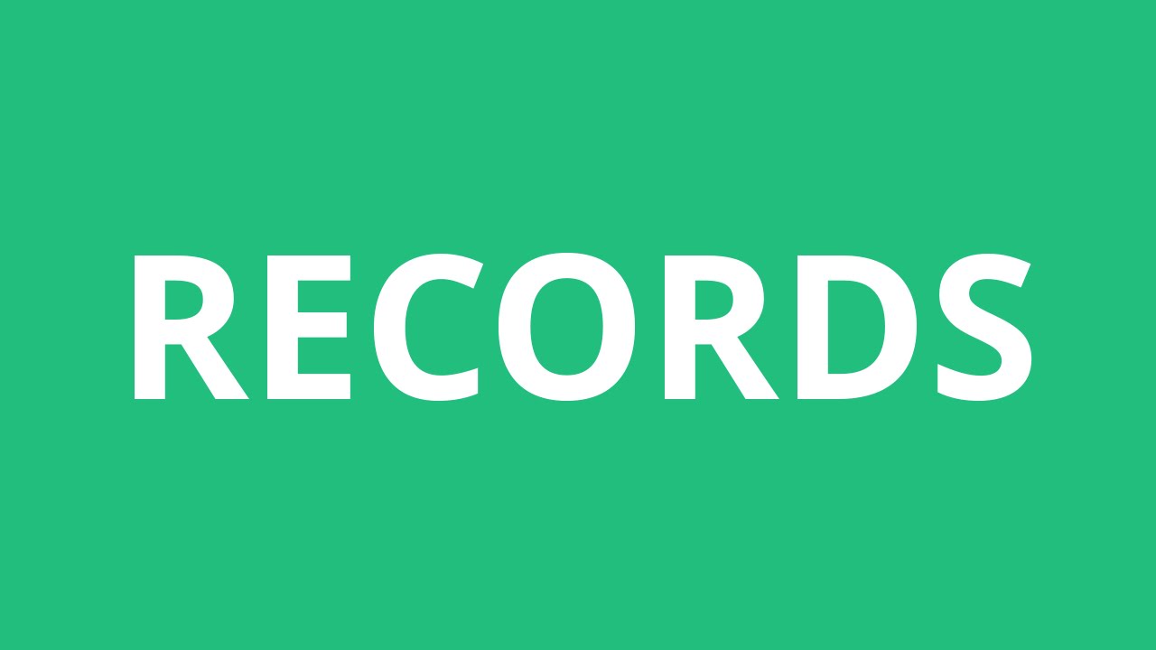 How To Pronounce Records Pronunciation Academy YouTube