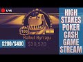 $400/$800 PLO Action with Rahul | LLinusLLove | borntotilt High Stakes Poker Cash Game