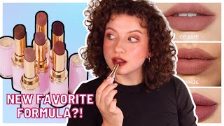 NEW NABLA BEYOND BLURRY LIPSTICK! / LIP SWATCHES OF ALL SHADES + WEAR TEST