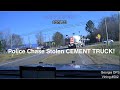Wild GSP Chase of Stolen CEMENT TRUCK | Suspect Dumps Concrete All Over Freeway